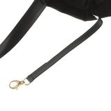 CHANEL シャネル ニュートラベルライン トートMM 黒 レディース ナイロン レザー ハンドバッグ Aランク 中古 銀蔵