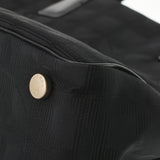 CHANEL シャネル ニュートラベルライン トートMM 黒 レディース ナイロン レザー ハンドバッグ Aランク 中古 銀蔵