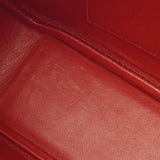 HERMES エルメス プリュム エラン  白/赤 シルバー金具 □H刻印(2004年頃) レディース ヴォーエプソン ハンドバッグ ABランク 中古 銀蔵