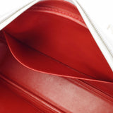 HERMES エルメス プリュム エラン  白/赤 シルバー金具 □H刻印(2004年頃) レディース ヴォーエプソン ハンドバッグ ABランク 中古 銀蔵