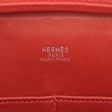 HERMES エルメス プリュム エラン  白/赤 シルバー金具 □H刻印(2004年頃) レディース ヴォーエプソン ハンドバッグ ABランク 中古 銀蔵
