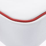 HERMES エルメス プリュム エラン  白/赤 シルバー金具 □H刻印(2004年頃) レディース ヴォーエプソン ハンドバッグ ABランク 中古 銀蔵