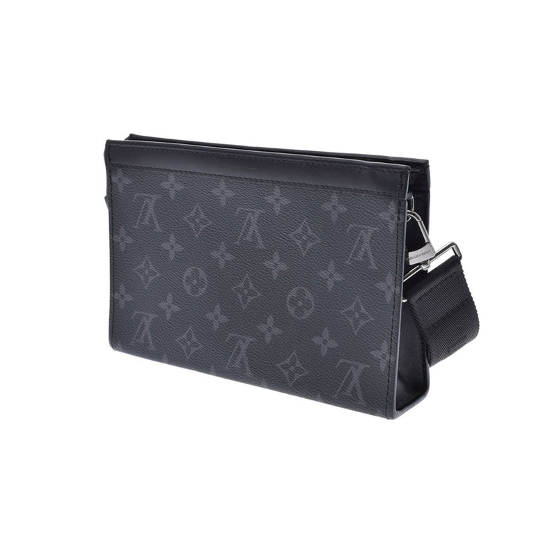 LOUIS VUITTON ルイヴィトン モノグラム エクリプスガストン ウエアラブル ウォレット 黒/グレー M81124 メンズ モノグラムキャンバス ショルダーバッグ Aランク 中古 銀蔵