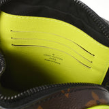 LOUIS VUITTON ルイヴィトン モノグラム マカサークリストファー ウエアラブルウォレット ネオンイエロー M80793 メンズ レザー ショルダーバッグ ABランク 中古 銀蔵