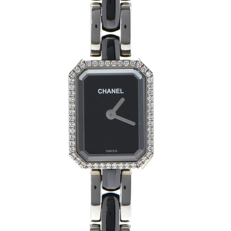 シャネルプルミエール ベゼルダイヤ レディース 腕時計 H2163 CHANEL 