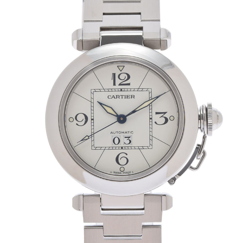 カルティエパシャC ビッグデイト ボーイズ 腕時計 W31055M7 CARTIER ...