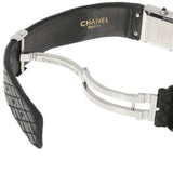 CHANEL シャネル マトラッセ H0116 レディース SS/革 腕時計 クオーツ 黒文字盤 Aランク 中古 銀蔵