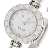 BVLGARI ブルガリ B-ZERO バングルウォッチ BZ22S レディース SS 腕時計 クオーツ ホワイト文字盤 Aランク 中古 銀蔵