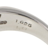 その他 ダイヤ1.095ct VLY-S12 17号 レディース  PT900 リング・指輪 Aランク 中古 銀蔵