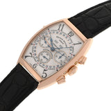 FRANCK MULLER フランクミュラー トノーカーベックス マスターカレンダー マグナム 6850CCMCAT メンズ PG/革 腕時計 自動巻き シルバー文字盤 Aランク 中古 銀蔵