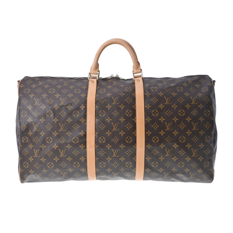 LOUIS VUITTON ルイヴィトン モノグラム キーポルバンドリエール60 ブラウン M41412 ユニセックス モノグラムキャンバス ボストンバッグ ABランク 中古 銀蔵