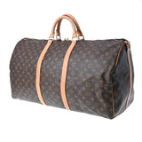 LOUIS VUITTON ルイヴィトン モノグラム キーポルバンドリエール60 ブラウン M41412 ユニセックス モノグラムキャンバス ボストンバッグ ABランク 中古 銀蔵