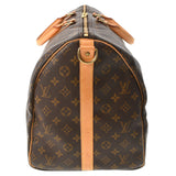 LOUIS VUITTON ルイヴィトン モノグラム キーポルバンドリエール 55 ブラウン M41414 ユニセックス モノグラムキャンバス ボストンバッグ ABランク 中古 銀蔵