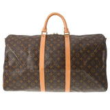 LOUIS VUITTON ルイヴィトン モノグラム キーポルバンドリエール 55 ブラウン M41414 ユニセックス モノグラムキャンバス ボストンバッグ ABランク 中古 銀蔵