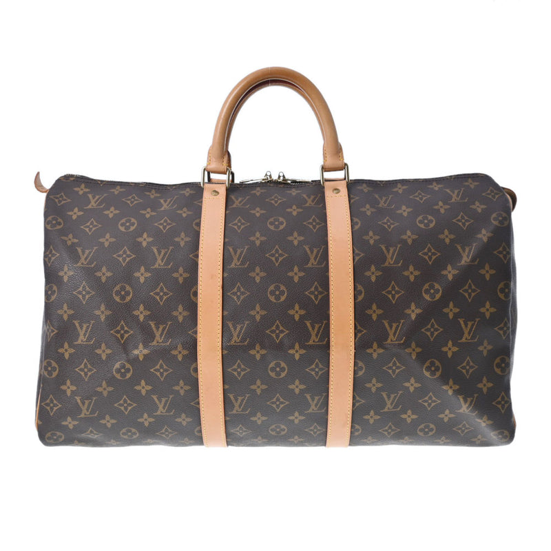 LOUIS VUITTON ルイヴィトン モノグラム キーポル50 ブラウン M41426  ユニセックス モノグラムキャンバス ボストンバッグ ABランク 中古 銀蔵