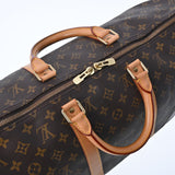 LOUIS VUITTON ルイヴィトン モノグラム キーポル50 ブラウン M41426  ユニセックス モノグラムキャンバス ボストンバッグ ABランク 中古 銀蔵