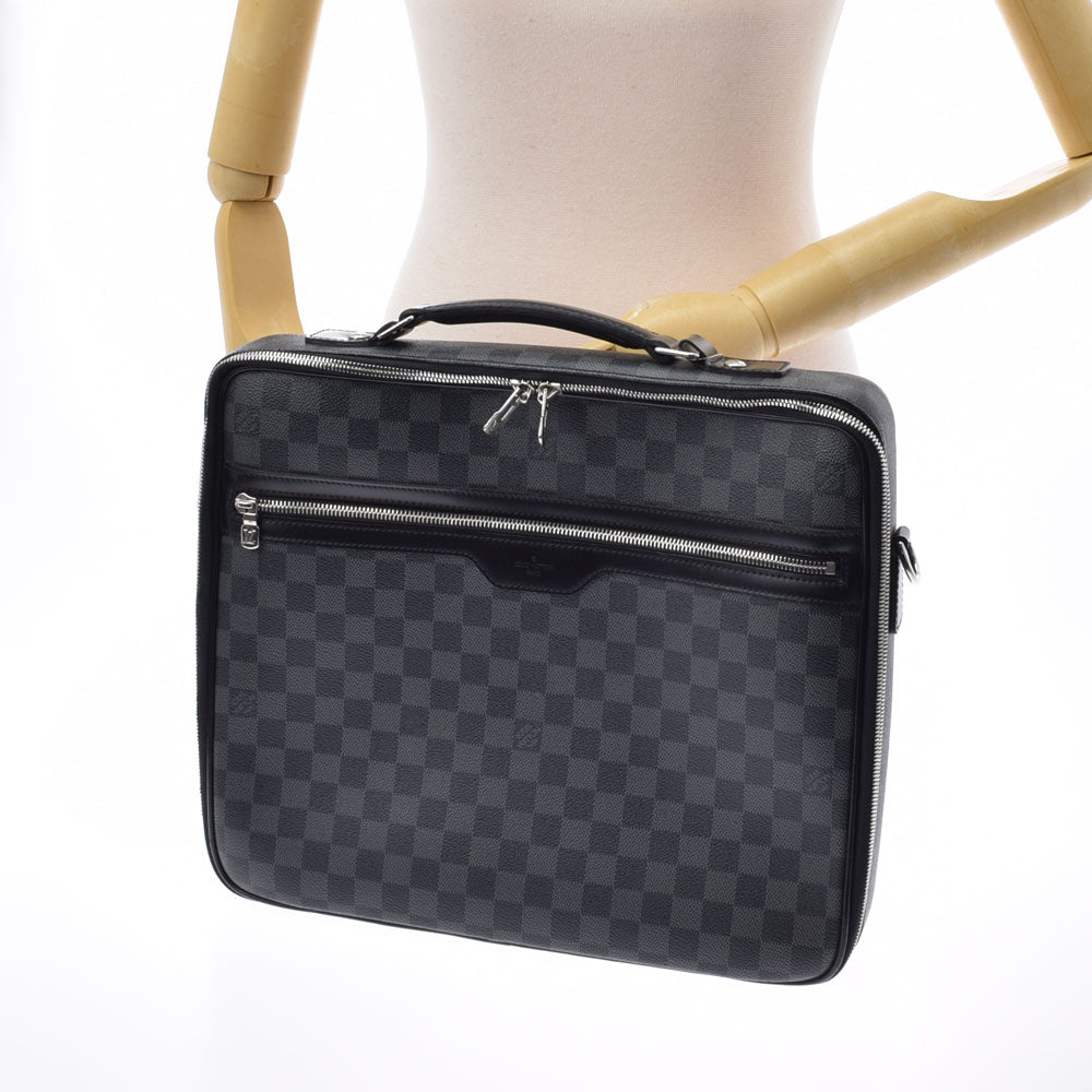 ルイヴィトン ダミエ ビジネスバッグ ブリーフケース メンズ ルイ