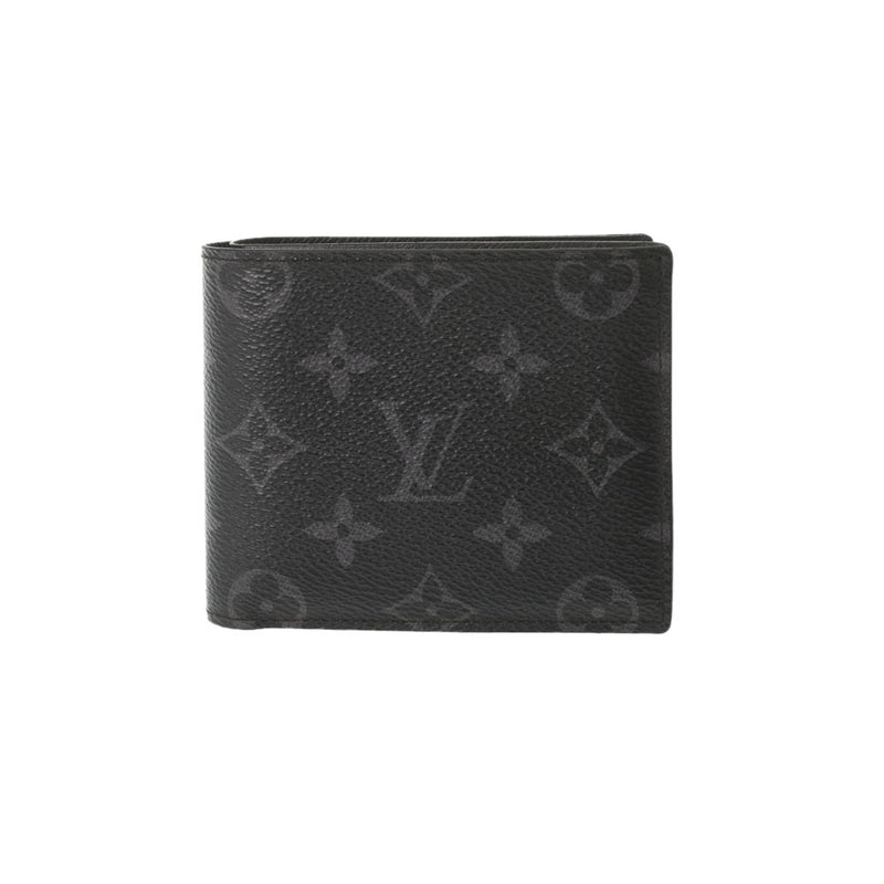 21,830円LOUIS VUITTON 二つ折り財布 エクリプス ポルトフォイユ マルコ 黒