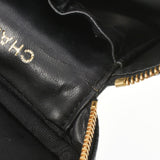 CHANEL シャネル 縦型バニティ ブラック ゴールド金具 レディース  キャビアスキン ハンドバッグ ABランク 中古 銀蔵