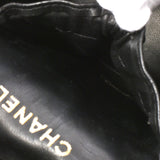 CHANEL シャネル 縦型バニティ ブラック ゴールド金具 レディース  キャビアスキン ハンドバッグ ABランク 中古 銀蔵