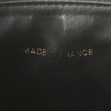 CHANEL シャネル 縦型バニティ ブラック ゴールド金具 レディース  キャビアスキン ハンドバッグ ABランク 中古 銀蔵