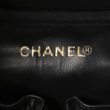 CHANEL シャネル 縦型バニティ ブラック ゴールド金具 レディース  キャビアスキン ハンドバッグ ABランク 中古 銀蔵