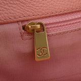 CHANEL シャネル エグゼクティブトート ピンク ゴールド金具 レディース  キャビアスキン トートバッグ Bランク 中古 銀蔵