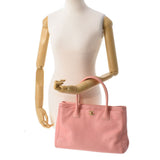 CHANEL シャネル エグゼクティブトート ピンク ゴールド金具 レディース  キャビアスキン トートバッグ Bランク 中古 銀蔵