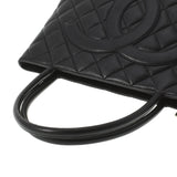 CHANEL シャネル 復刻トート ブラック シルバー金具 レディース キャビアスキン トートバッグ Aランク 中古 銀蔵