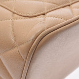 CHANEL シャネル 復刻トート ベージュ ゴールド金具 レディース キャビアスキン トートバッグ ABランク 中古 銀蔵