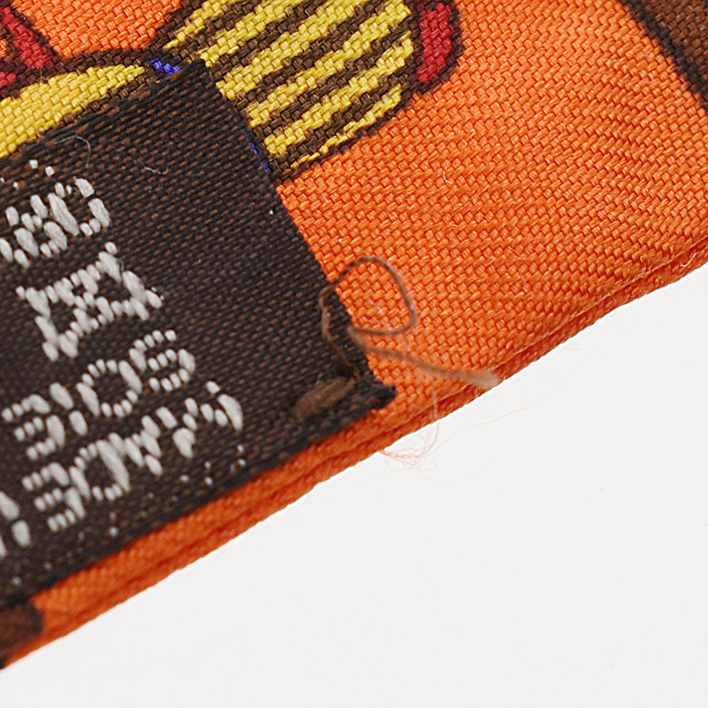 エルメスツイリー 馬具柄 旧タグ オレンジ レディース スカーフ HERMES