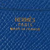 HERMES エルメス 緑/ブルーフランス □A刻印(1997年頃) ユニセックス クシュベル 手帳カバー Bランク 中古 銀蔵