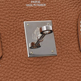 HERMES エルメス バーキン 35 ゴールド パラジウム金具 □N刻印(2010年頃) ユニセックス トゴ ハンドバッグ Aランク 中古 銀蔵