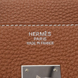 HERMES エルメス バーキン 35 ゴールド パラジウム金具 □N刻印(2010年頃) ユニセックス トゴ ハンドバッグ Aランク 中古 銀蔵