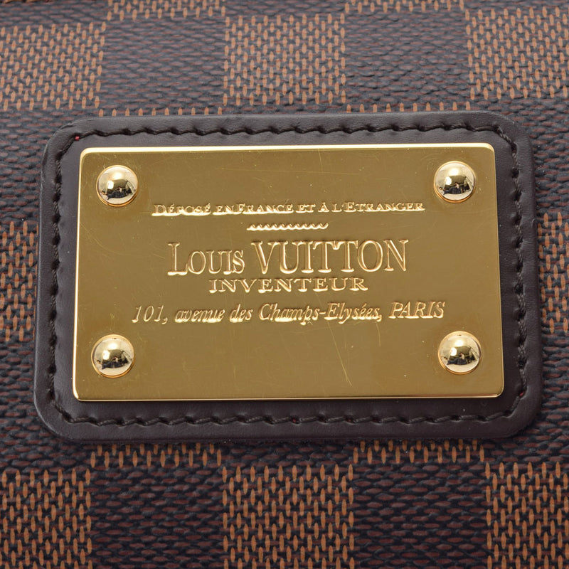 LOUIS VUITTON ルイヴィトン ダミエ エヴァ ブラウン N55213 レディース ダミエキャンバス ショルダーバッグ Aランク 中古 銀蔵