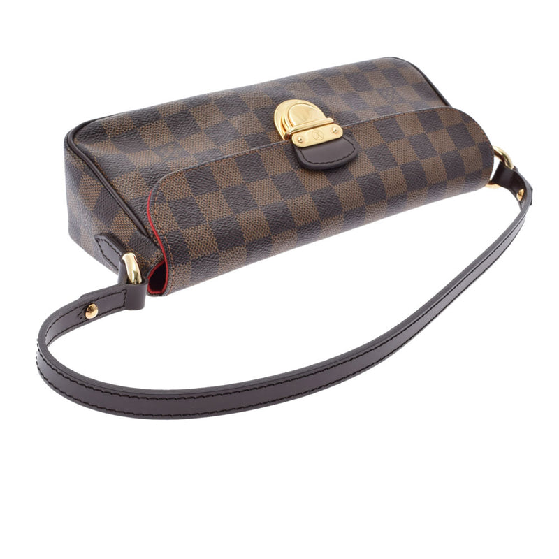 LOUIS VUITTON ルイヴィトン ダミエ ラヴェッロPM ブラウン N60007 ユニセックス ダミエキャンバス ショルダーバッグ Aランク 中古 銀蔵