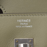 HERMES エルメス バーキン25 セージ パラジウム金具 X刻印(2016年頃) レディース スイフト ハンドバッグ 未使用 銀蔵