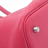 HERMES エルメス ピコタンロック MM エクラ ローズメキシコ シルバー金具 Y刻印(2020年頃) レディース トリヨンクレマンス スイフト ハンドバッグ Aランク 中古 銀蔵