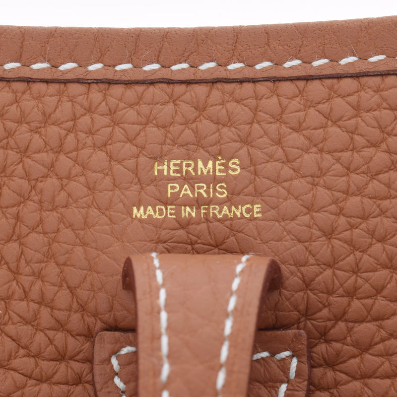 HERMES エルメス エヴリン TPM ゴールド ゴールド金具 U刻印(2022年頃) レディース トリヨンクレマンス ショルダーバッグ 新品 銀蔵