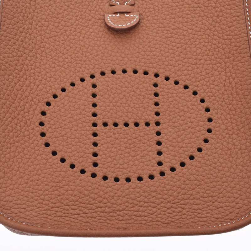 HERMES エルメス エヴリン TPM ゴールド ゴールド金具 U刻印(2022年頃) レディース トリヨンクレマンス ショルダーバッグ 新品 銀蔵