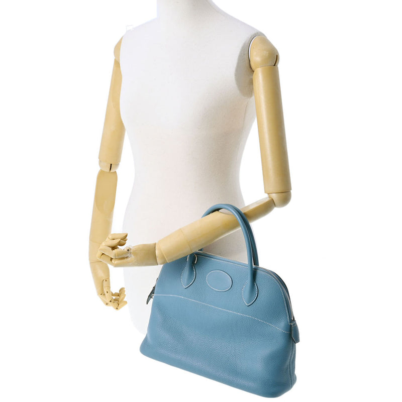 HERMES エルメス ボリード31  ブルージーン □N刻印(2010年頃) レディース トリヨンクレマンス ハンドバッグ Aランク 中古 銀蔵