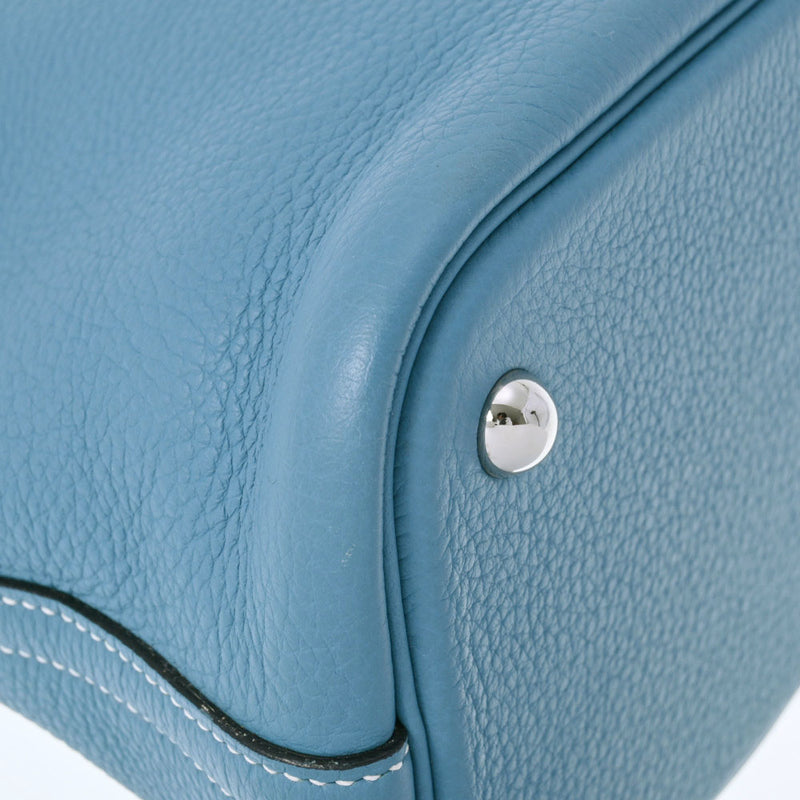 HERMES エルメス ボリード31  ブルージーン □N刻印(2010年頃) レディース トリヨンクレマンス ハンドバッグ Aランク 中古 銀蔵