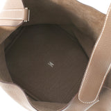 HERMES エルメス ピコタンGM エトゥープ シルバー金具 □M刻印(2009年頃) レディース トリヨンクレマンス ハンドバッグ ABランク 中古 銀蔵