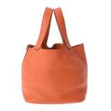 HERMES エルメス ピコタンロック MM  オレンジポピー シルバー金具 Y刻印(2020年頃) レディース トリヨンクレマンス ハンドバッグ Aランク 中古 銀蔵