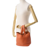 HERMES エルメス ピコタンロック MM  オレンジポピー シルバー金具 Y刻印(2020年頃) レディース トリヨンクレマンス ハンドバッグ Aランク 中古 銀蔵