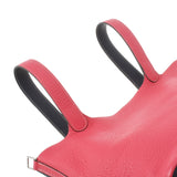 HERMES エルメス ピコタンロックMM カザック ローズエクストリーム シルバー金具 D刻印(2019年頃) レディース トリヨンクレマンス ハンドバッグ Aランク 中古 銀蔵