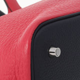 HERMES エルメス ピコタンロックMM カザック ローズエクストリーム シルバー金具 D刻印(2019年頃) レディース トリヨンクレマンス ハンドバッグ Aランク 中古 銀蔵