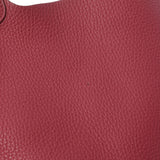 HERMES エルメス ピコタンロック PM  ルビー シルバー金具 T刻印(2015年頃) レディース トリヨンクレマンス  ハンドバッグ Aランク 中古 銀蔵