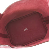 HERMES エルメス ピコタンロック PM  ルビー シルバー金具 T刻印(2015年頃) レディース トリヨンクレマンス  ハンドバッグ Aランク 中古 銀蔵