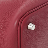 HERMES エルメス ピコタンロック PM  ルビー シルバー金具 T刻印(2015年頃) レディース トリヨンクレマンス  ハンドバッグ Aランク 中古 銀蔵